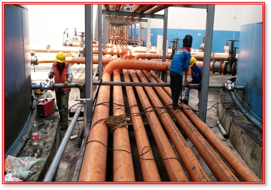 Pemasangan & Isolasi Pipa Steam - Facility Refinery Project